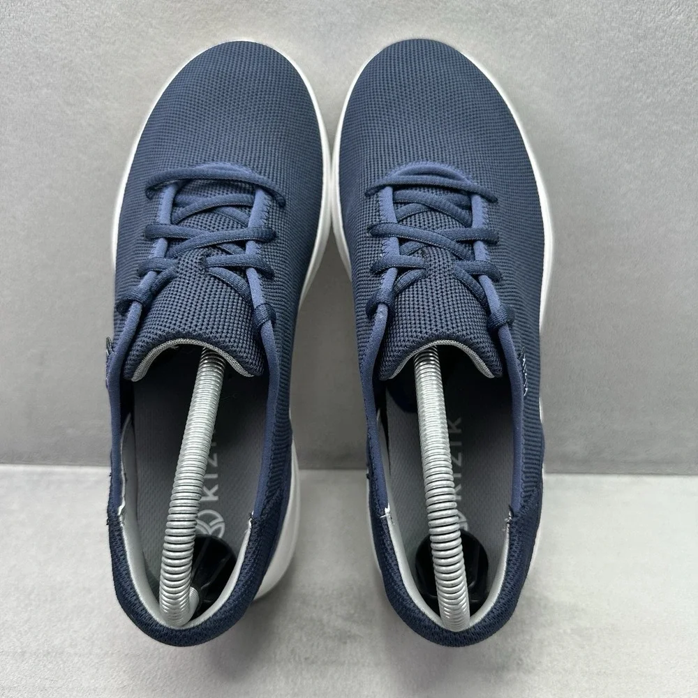 Kizik Madrid Womens Size 7.5 (D) Shoes Blue Hands Free Slip On Comfort Sneakers